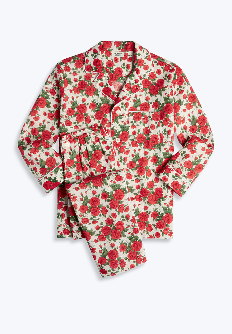 Margaret Pajama Set in Liberty Carline Roses